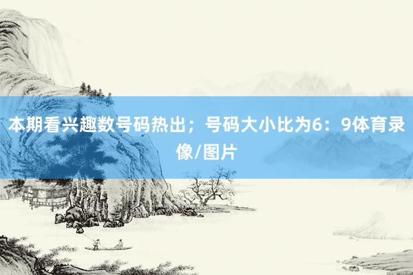 本期看兴趣数号码热出；号码大小比为6：9体育录像/图片
