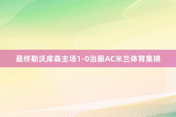 最终勒沃库森主场1-0治服AC米兰体育集锦