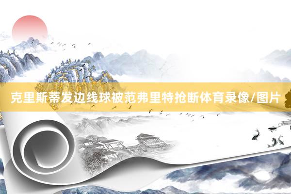 克里斯蒂发边线球被范弗里特抢断体育录像/图片